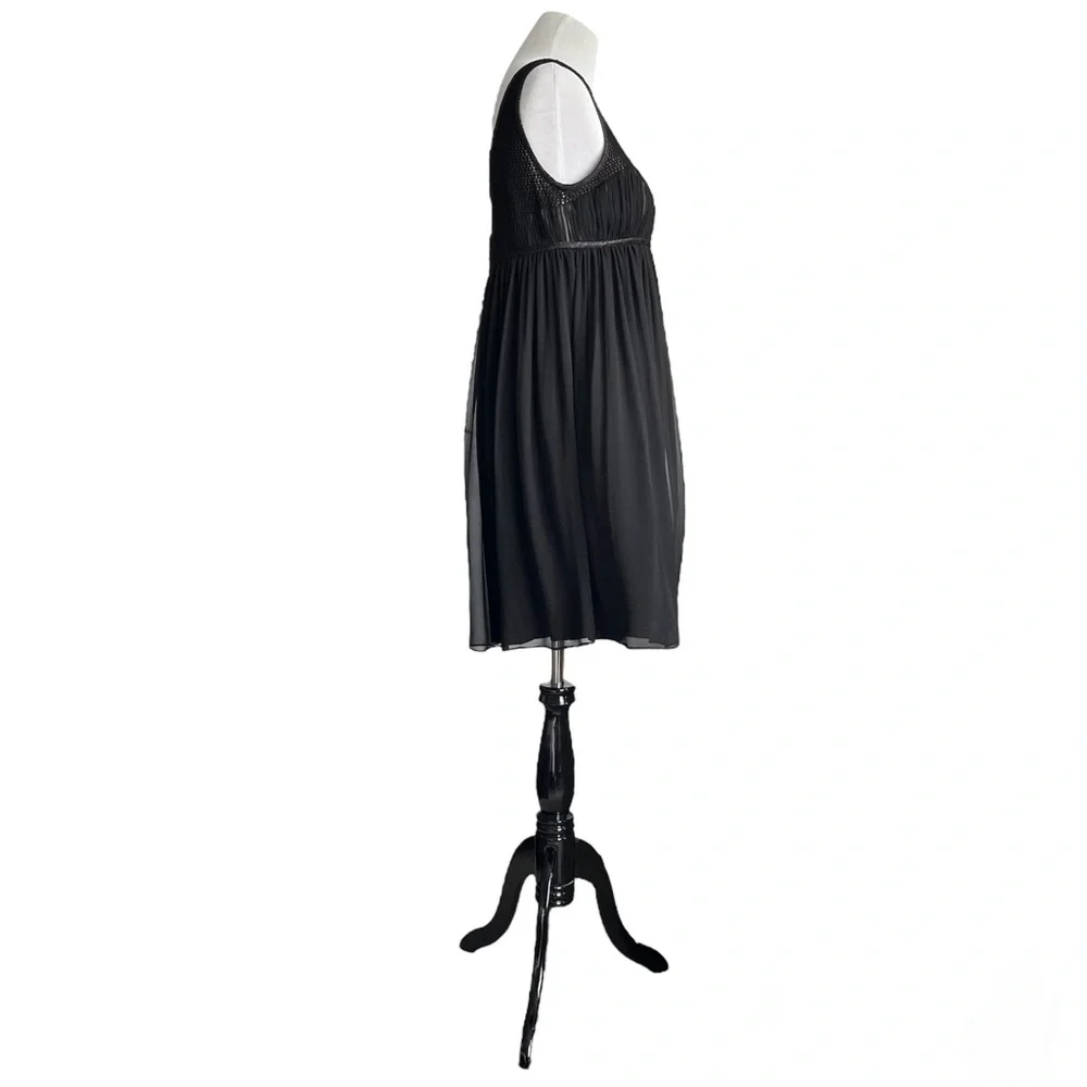 Cynthia Steffe Silk Black Sleeveless Dress Women’s Large - Picture 6 of 8
